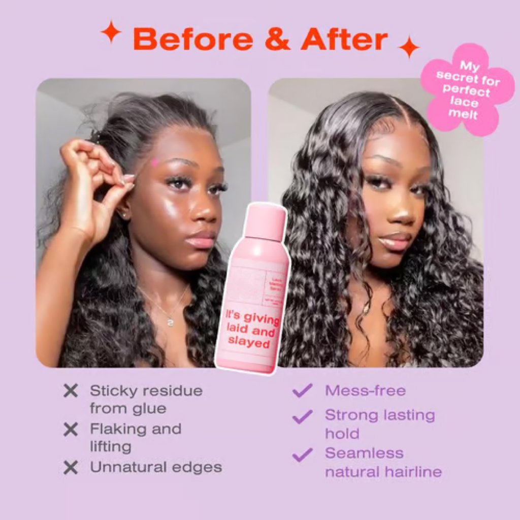 🏆 #1 Bestselling🏆Lace Melting Spray for All Lace - Sweat-Proof & Slay