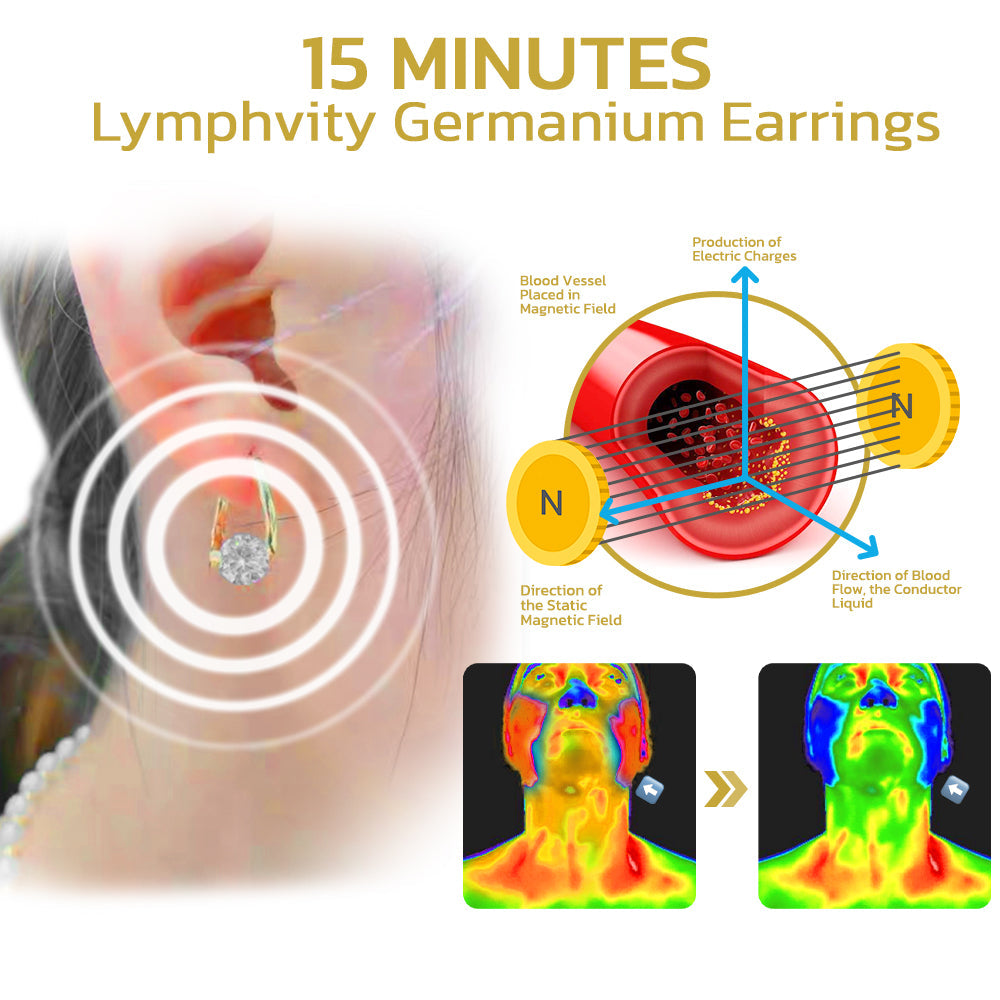 (🔥LAST DAY SALE-80% OFF) Dresfa™ Lymphvity MagneTherapy Germanium Earrings