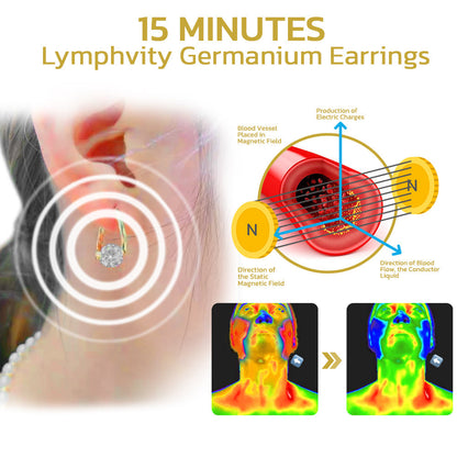 (🔥LAST DAY SALE-80% OFF) Dresfa™ Lymphvity MagneTherapy Germanium Earrings