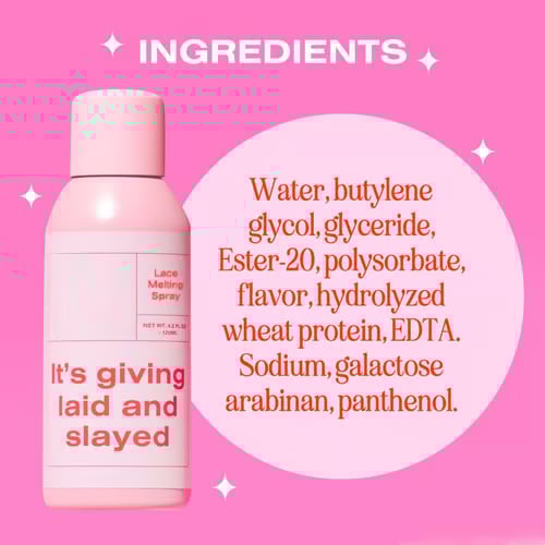 🏆 #1 Bestselling🏆Lace Melting Spray for All Lace - Sweat-Proof & Slay