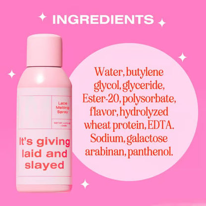 🏆 #1 Bestselling🏆Lace Melting Spray for All Lace - Sweat-Proof & Slay
